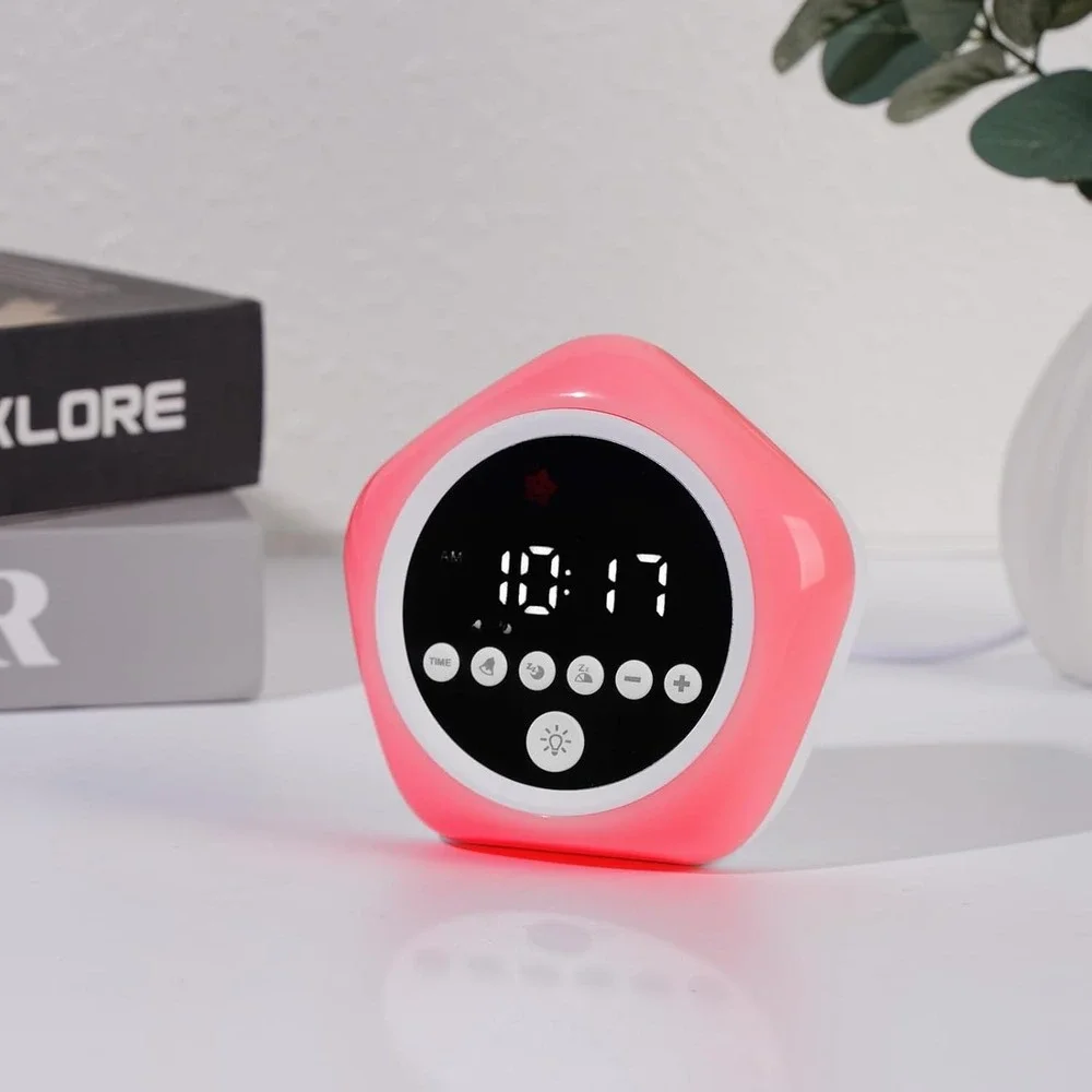 Kids OK To Wake Clock Sleep Trainer Toddler Night‎ Light Color Changing Timer